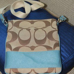 Coach Signature Crossbody Messenger Bag